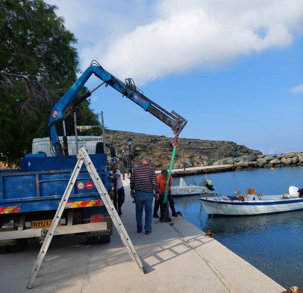 Έργα για την αντικατάσταση των φανοστατών